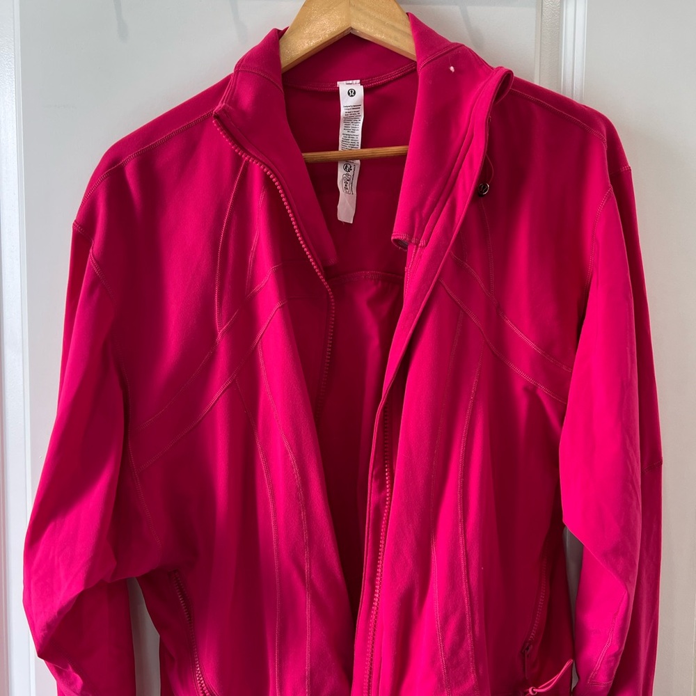 lululemon athletica Vibrant Pink Bomber Jacket